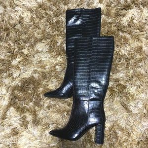 H&M Crocodile Pattern boots
